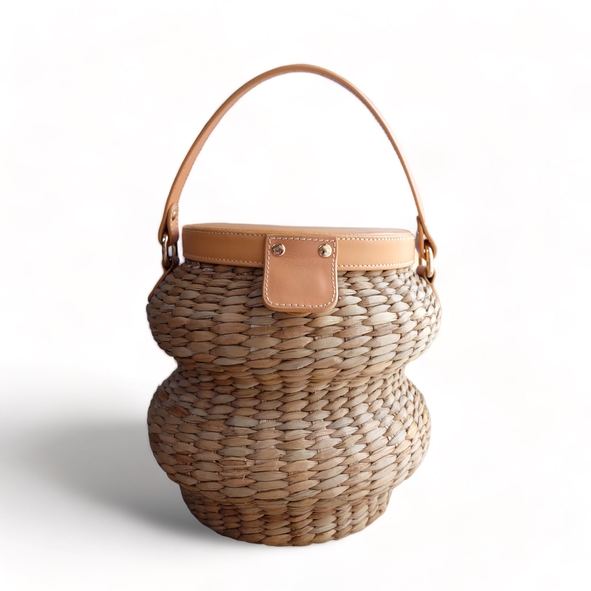 "Amelie" Curved Seagrass Bucket