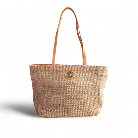 "Plantita" Embroidered Abaca Tote