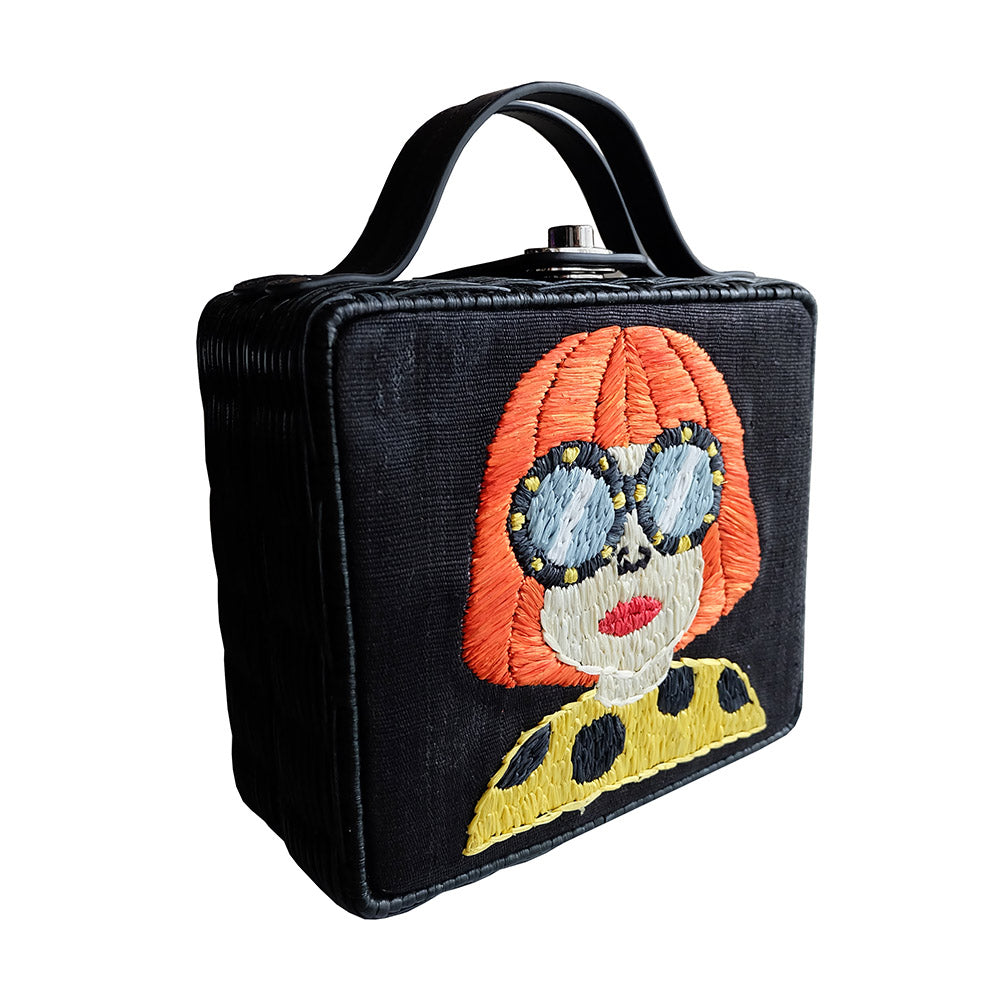 YAYOI Embroidered Square Rattan Bag – Cathy Handbags