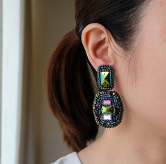 "Mari" Multicolor Beaded Earrings